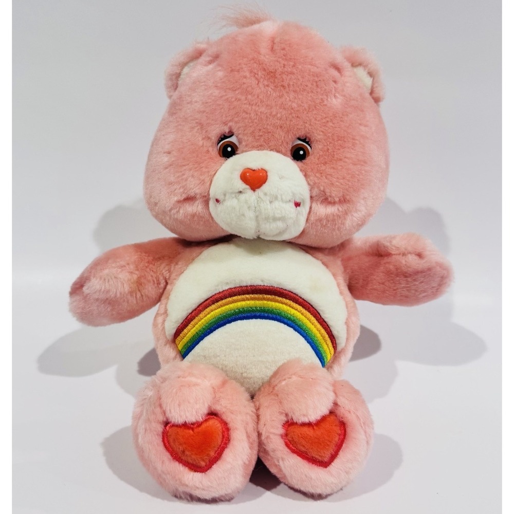 2004 Care Bears 12" Cheer Bear Talking Plush Stuffed Bear Toy Batteries Required